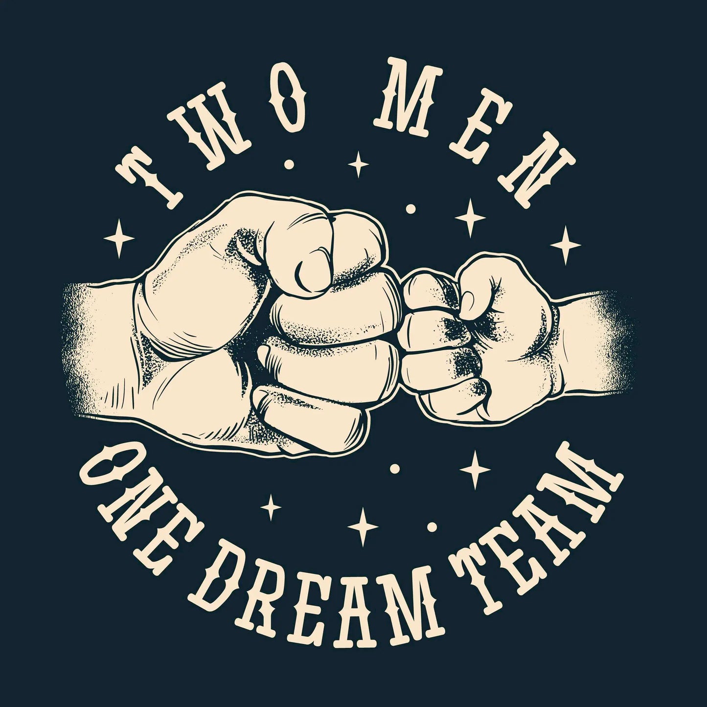 Two Men – One Dream Team | Father & Son Matching T-Shirt & Hoodie Collection