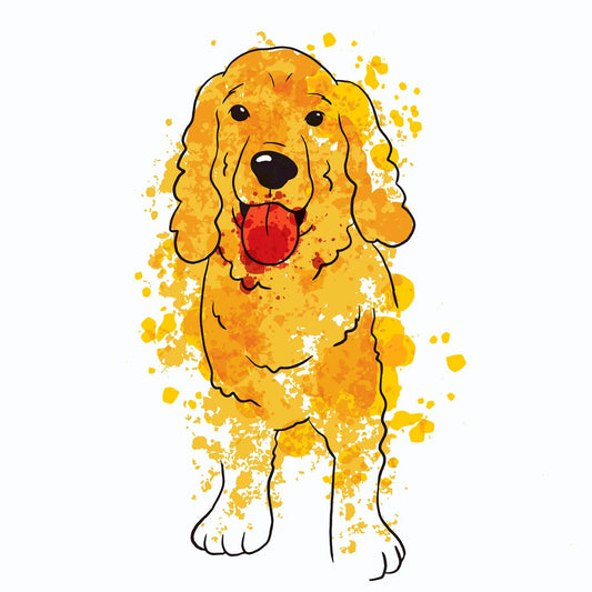 Cocker Spaniel Artistic Dog T-Shirt Collection