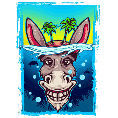 A cartoon donkey strikes a smug pose and a raised brow, oozing sarcastic confidence - Ένας καρτούν γάιδαρος παίρνει μια αυτάρεσκη πόζα και έχει σηκωμένο φρύδι, αποπνέοντας σαρκαστική αυτοπεποίθηση