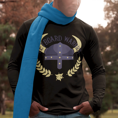 Black long sleeve with golden warrior design - Μαύρο μακρυμάνικο με χρυσό warrior design για tech professionals