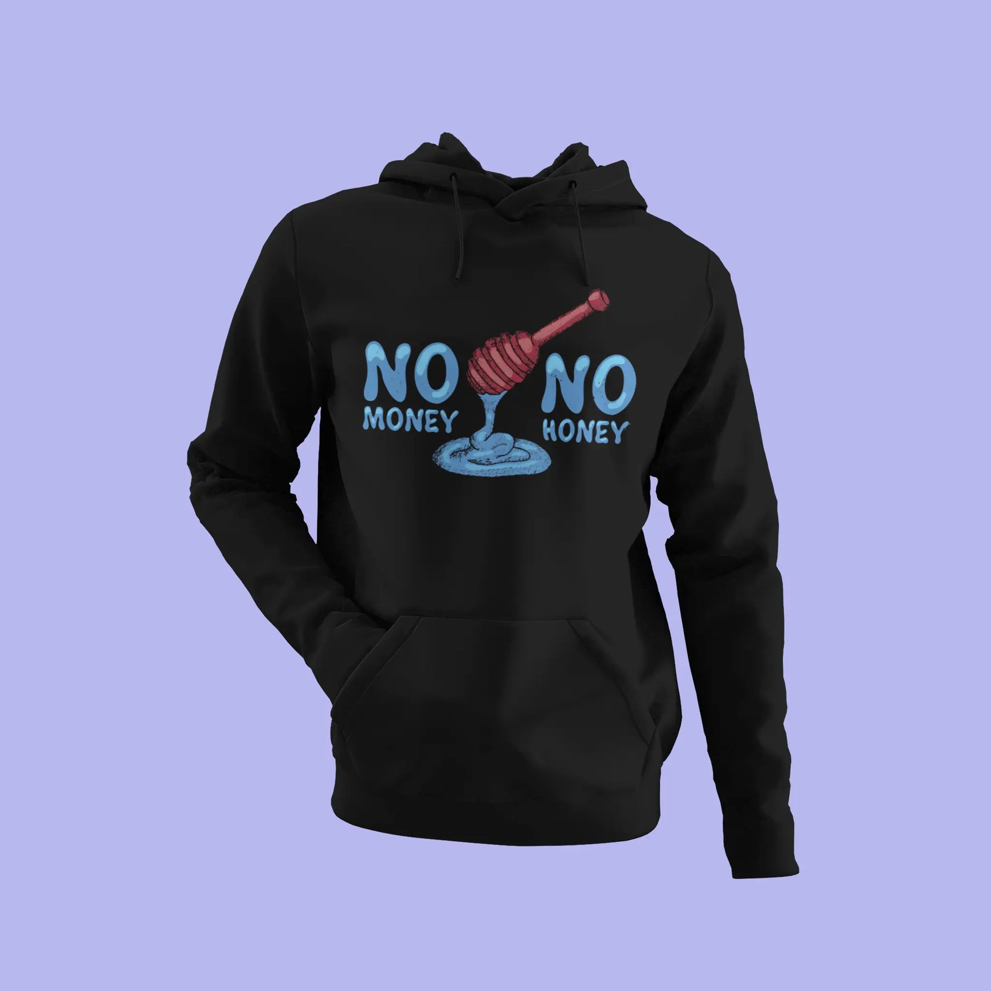 Black pullover hoodie with a detailed graphic of a hypebeast style typographic slogan. — Μαύρο φούτερ με κουκούλα με ένα λεπτομερές γραφικό ενός τυπογραφικού σλόγκαν σε στυλ hypebeast