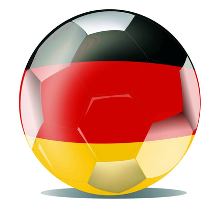 Close-up vector illustration of a football wrapped in the black-red-gold colors of the German flag – bold, modern and patriotic.
Κοντινή εικονογραφημένη απεικόνιση ποδοσφαιρικής μπάλας με τα μαύρο-κόκκινο-χρυσά χρώματα της σημαίας της Γερμανίας – τολμηρό, μοντέρνο και πατριωτικό.