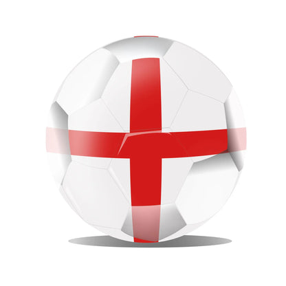 England football soccer ball flag design με St George Cross 3D effect - αγγλική σημαία ποδοσφαιρική μπάλα τρισδιάστατο εφέ