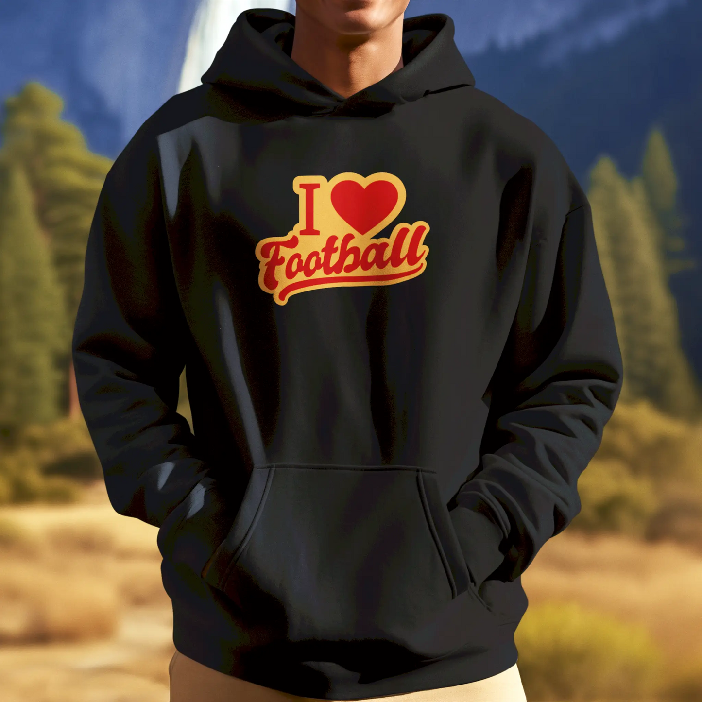 Express your love for the game with this black hoodie and its iconic fan message. Έκφρασε την αγάπη σου για την μπάλα με αυτό το μαύρο hoodie και το εμβληματικό μήνυμα.