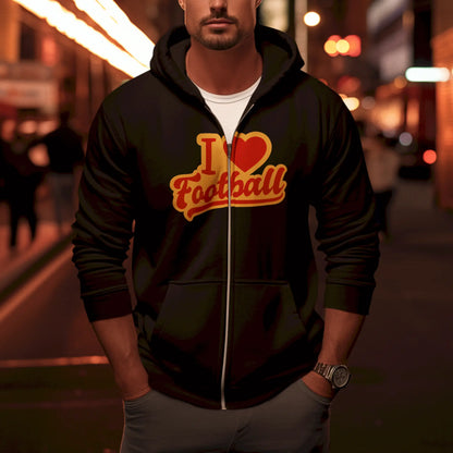 Football pride on the move – this black zip hoodie is for fans who live the game. Ποδοσφαιρική περηφάνια εν κινήσει – αυτό το μαύρο zip hoodie είναι για όσους ζουν το παιχνίδι.