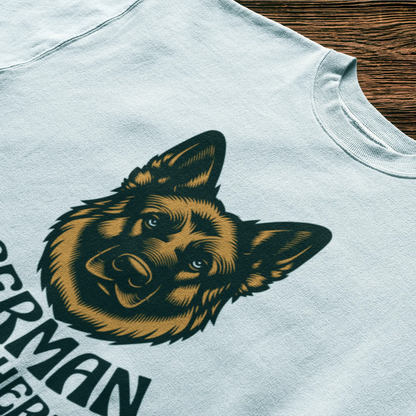 German Shepherd Social Club white longsleeve λευκή μακρυμάνικη μπλούζα -vintage GSD design dog lover comfort wear