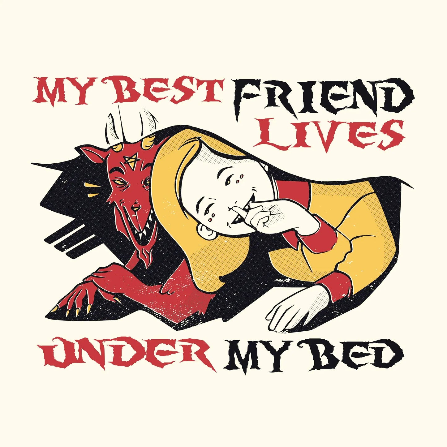 Gothic romance meets cute cartoon style with demonic character showing genuine affection - Γοτθικός ρομαντισμός συναντά χαριτωμένο καρτουνίστικο στυλ με δαιμονικό χαρακτήρα