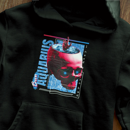 Warm black hoodie for zodiac lovers who appreciate urban style and celestial symbolism / Ζεστό μαύρο hoodie για ζωδιακούς λάτρεις που εκτιμούν το urban στυλ και τον ουράνιο συμβολισμό