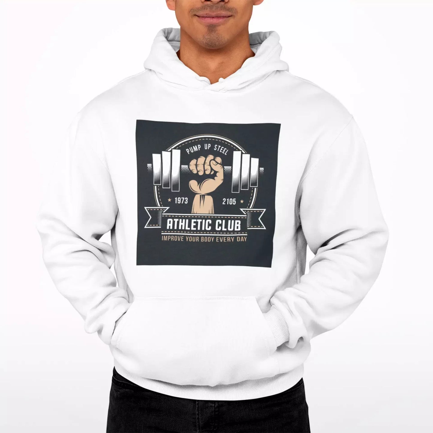 White_Workout_Hoodie_-_Fitness_Athletic_Club_Print_