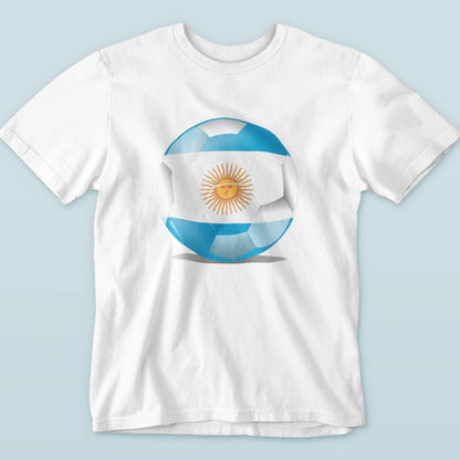 Elegant white tshirt with the sun of May radiating energy – Κομψή κοντομάνικη μπλούζα σε λευκό με τον ήλιο του Μάη να εκπέμπει ποδοσφαιρική ενέργεια